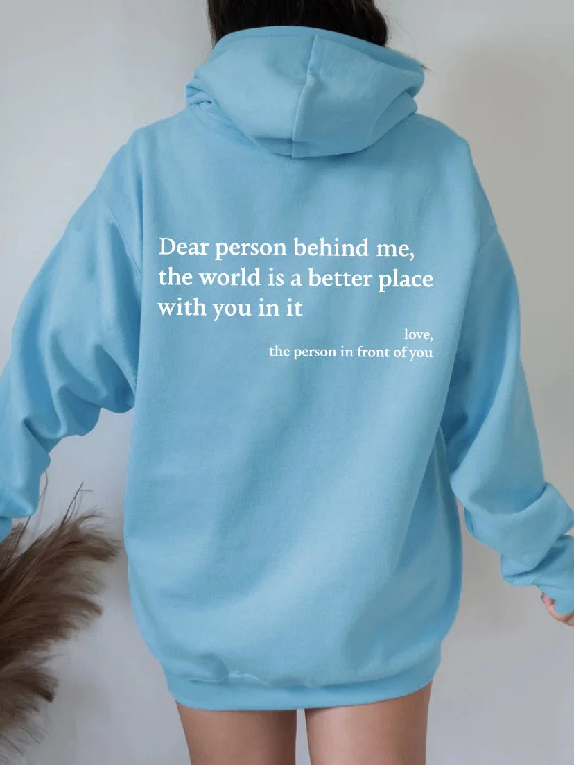 Heidi-Mode | Liebe Person Hinter Mir Unisex Hoodie - Image 16