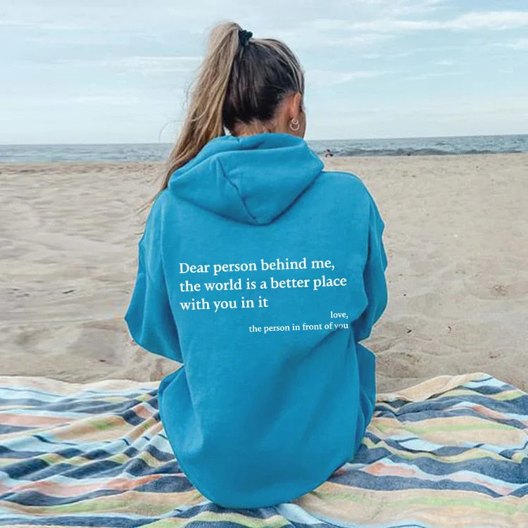 Heidi-Mode | Liebe Person Hinter Mir Unisex Hoodie - Image 17