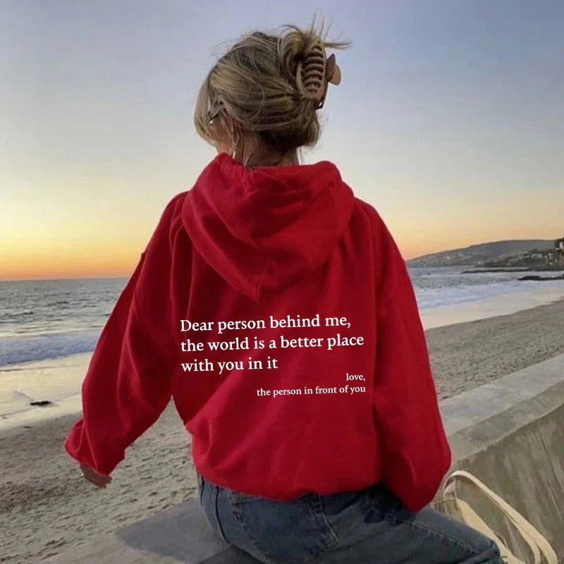 Heidi-Mode | Liebe Person Hinter Mir Unisex Hoodie - Image 7