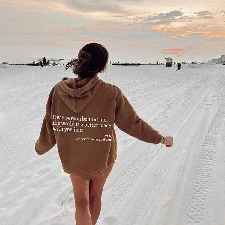 Heidi-Mode | Liebe Person Hinter Mir Unisex Hoodie - Image 8