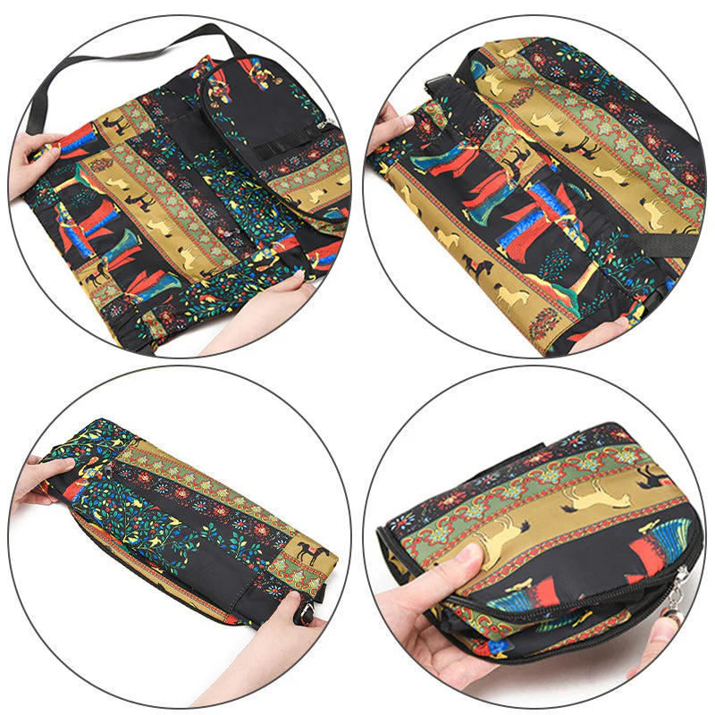 Heidi-Mode | Faltbarer Rucksack Großer Wasserdichter Rucksack Zum Zusammenfalten mit Kordelzug - Image 11