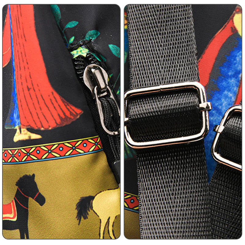 Heidi-Mode | Faltbarer Rucksack Großer Wasserdichter Rucksack Zum Zusammenfalten mit Kordelzug - Image 13