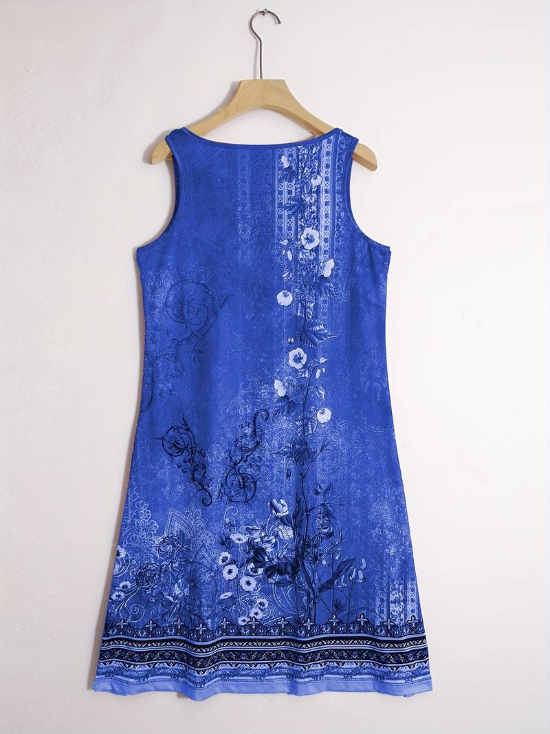 Heidi-Mode | Ärmellos Lockere Passform Boho Kleid Sommerkleid - Image 12