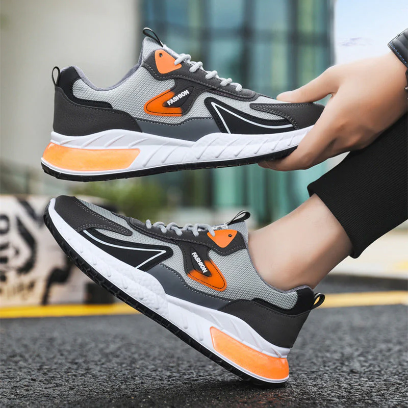 Heidi-Mode | Atmungsaktive Herren Sneaker mit Farbakzent - Image 5
