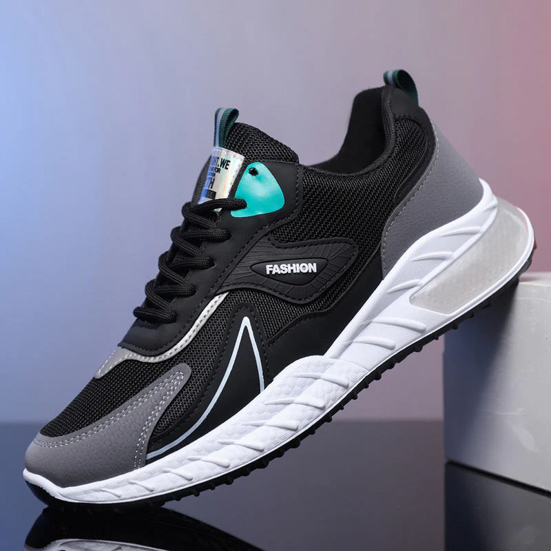 Heidi-Mode | Atmungsaktive Herren Sneaker mit Farbakzent - Image 9