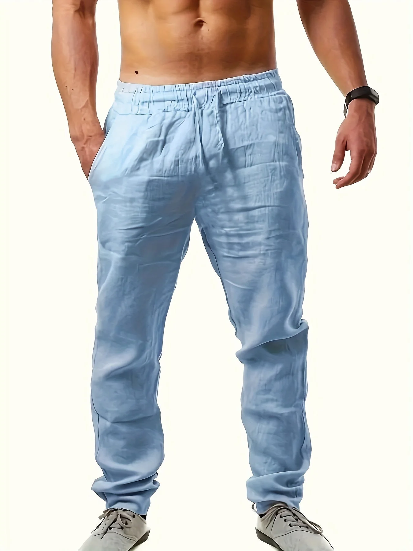 Heidi-Mode | Atmungsaktive Lässige Sommer Herrenhose - Image 23