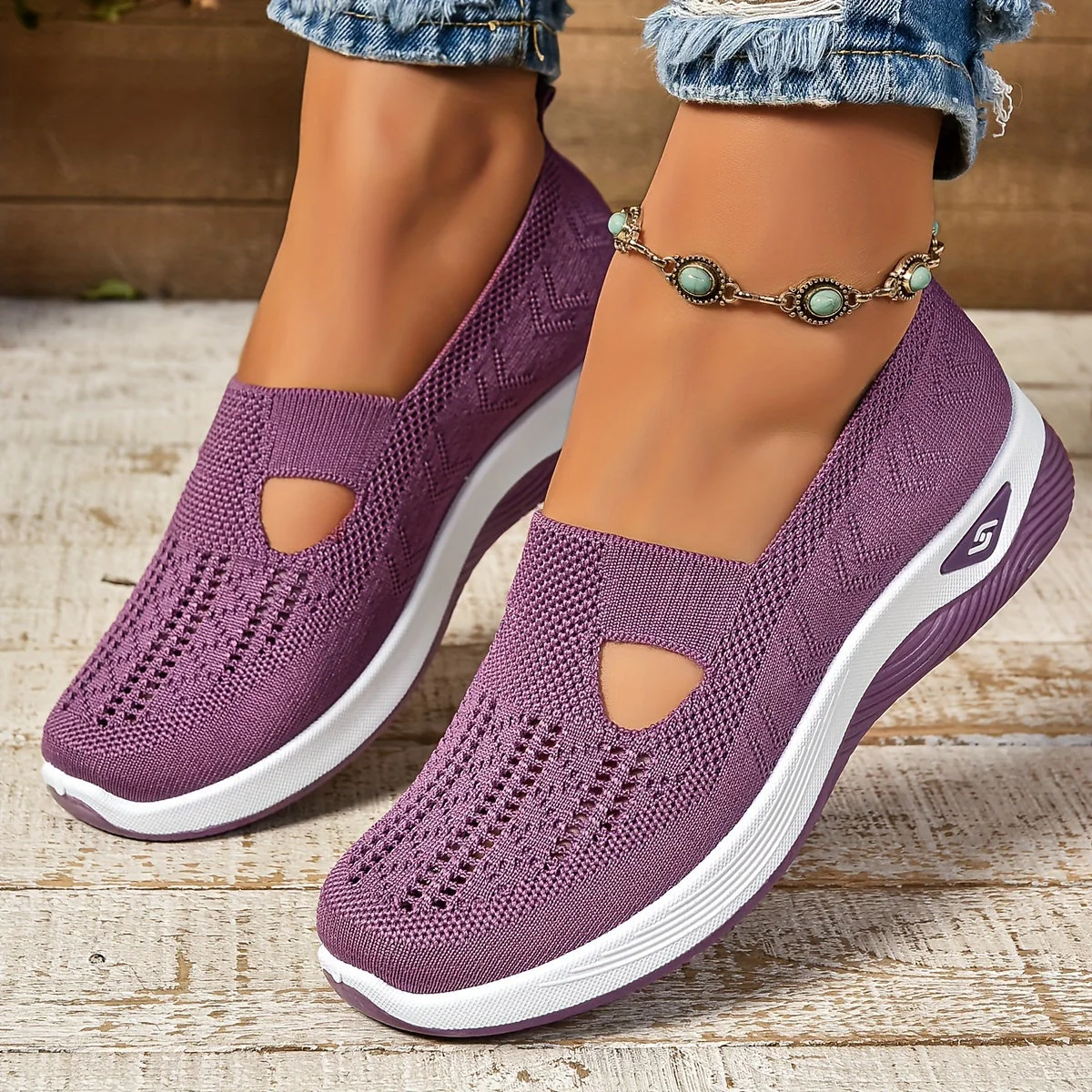 Heidi-Mode | Atmungsaktive Orthopädische Slip-On Sneakers für Damen - Image 3