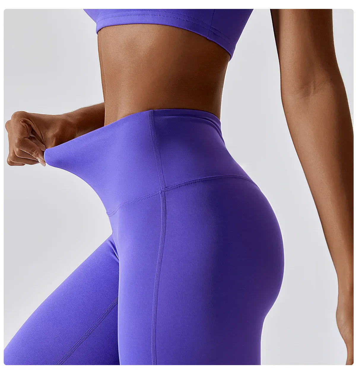 Heidi-Mode | Atmungsaktive Push-Up Yoga Leggings mit Pfirsich Hebung - Image 13