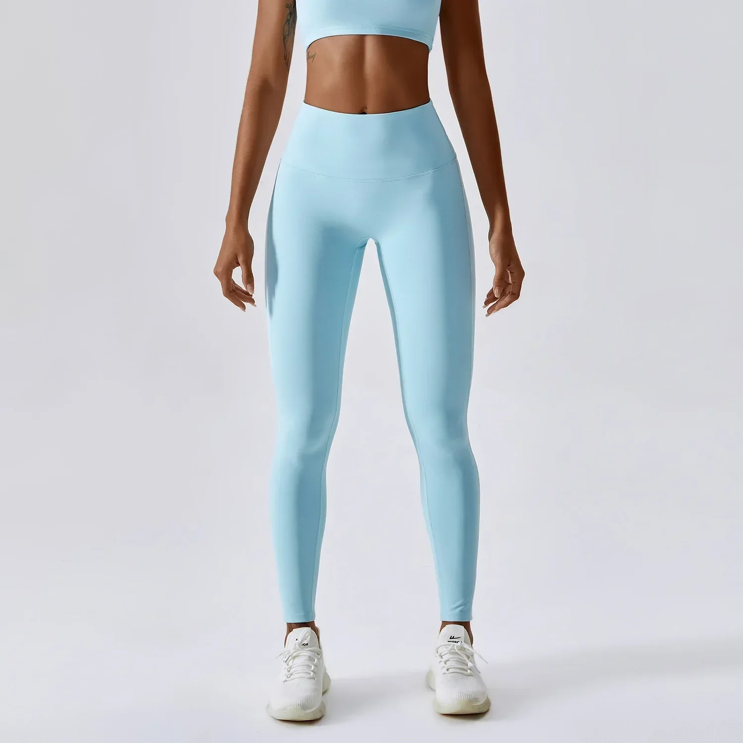 Heidi-Mode | Atmungsaktive Push-Up Yoga Leggings mit Pfirsich Hebung - Image 2