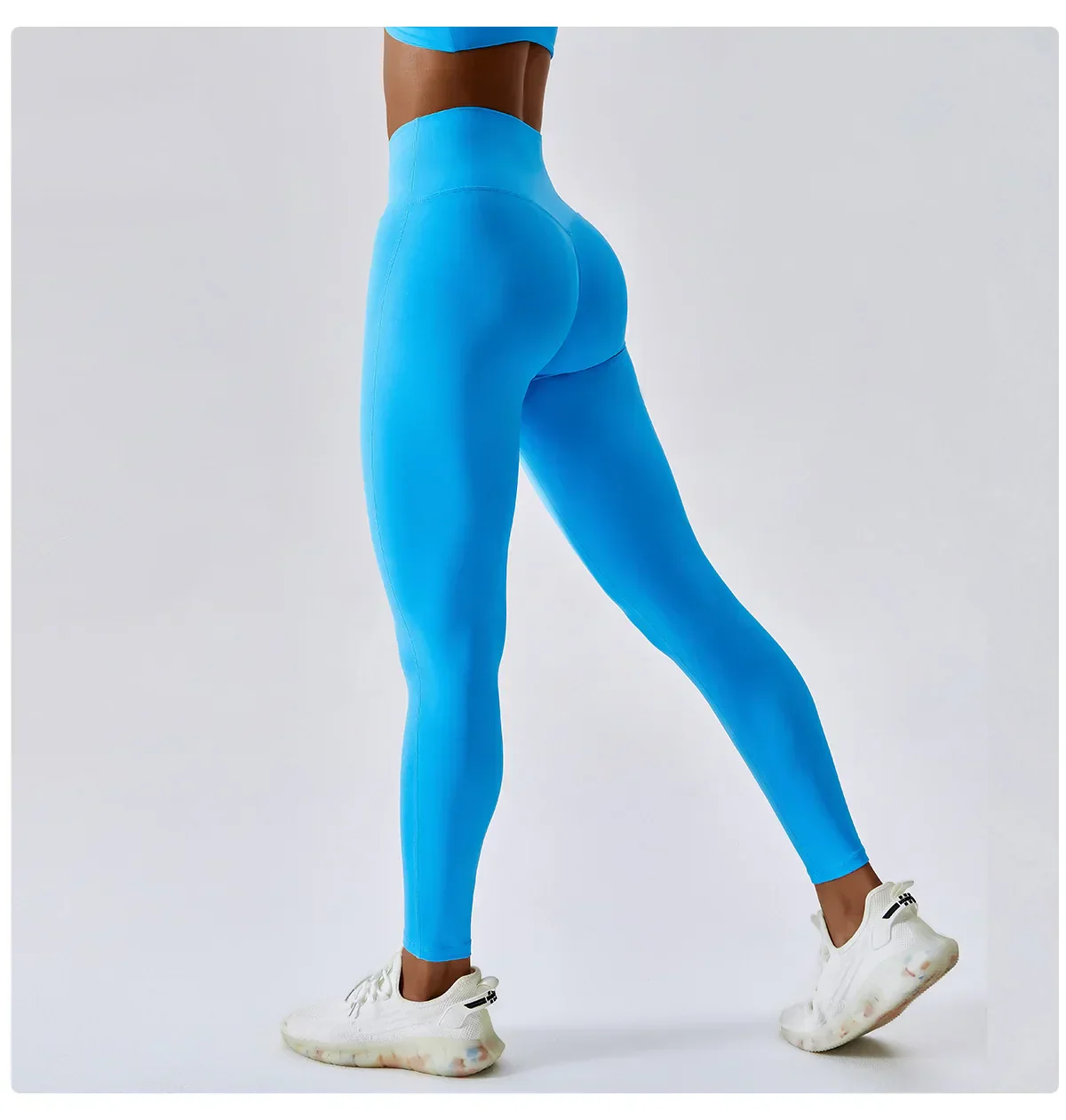 Heidi-Mode | Atmungsaktive Push-Up Yoga Leggings mit Pfirsich Hebung - Image 24
