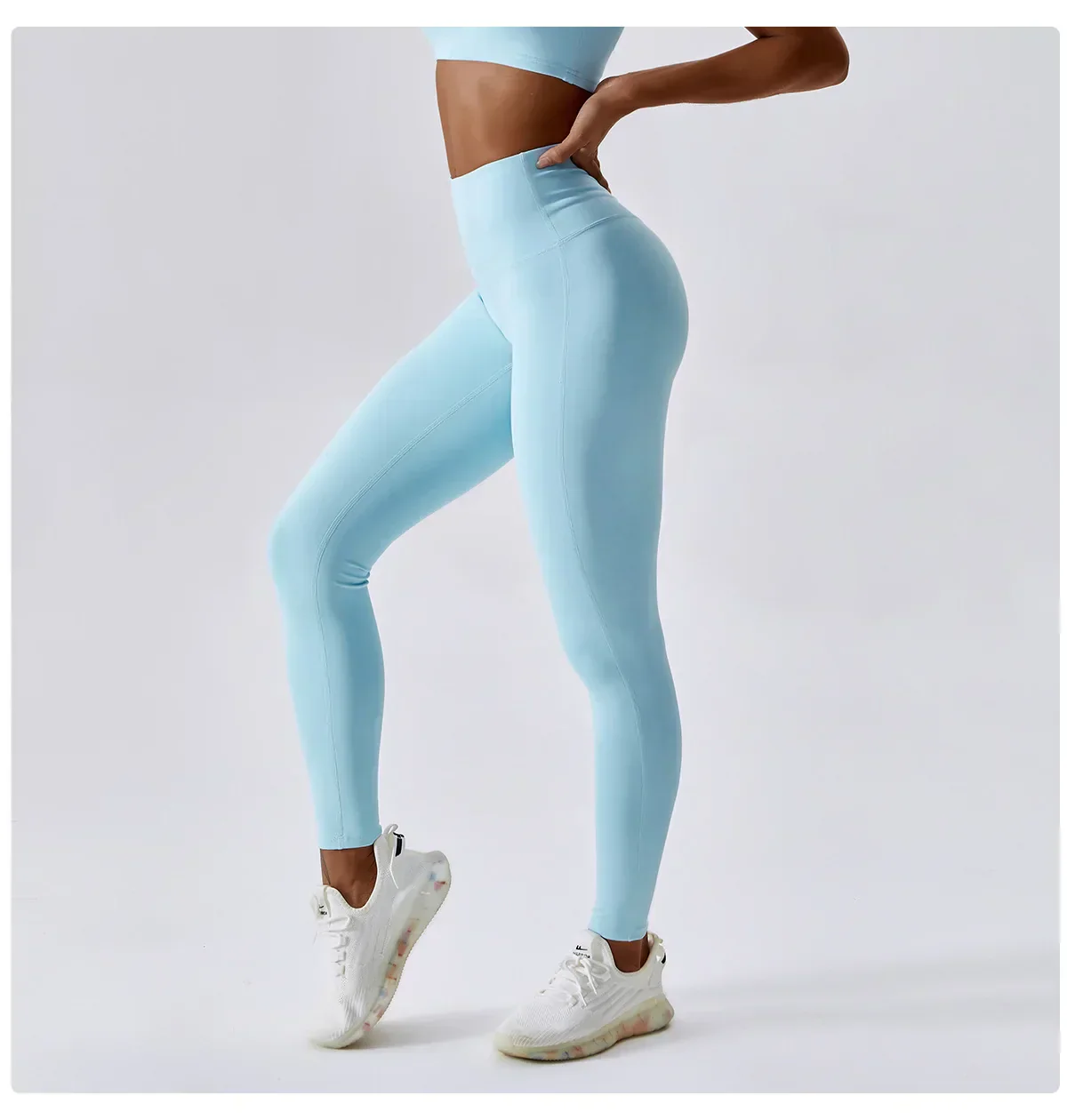 Heidi-Mode | Atmungsaktive Push-Up Yoga Leggings mit Pfirsich Hebung - Image 26