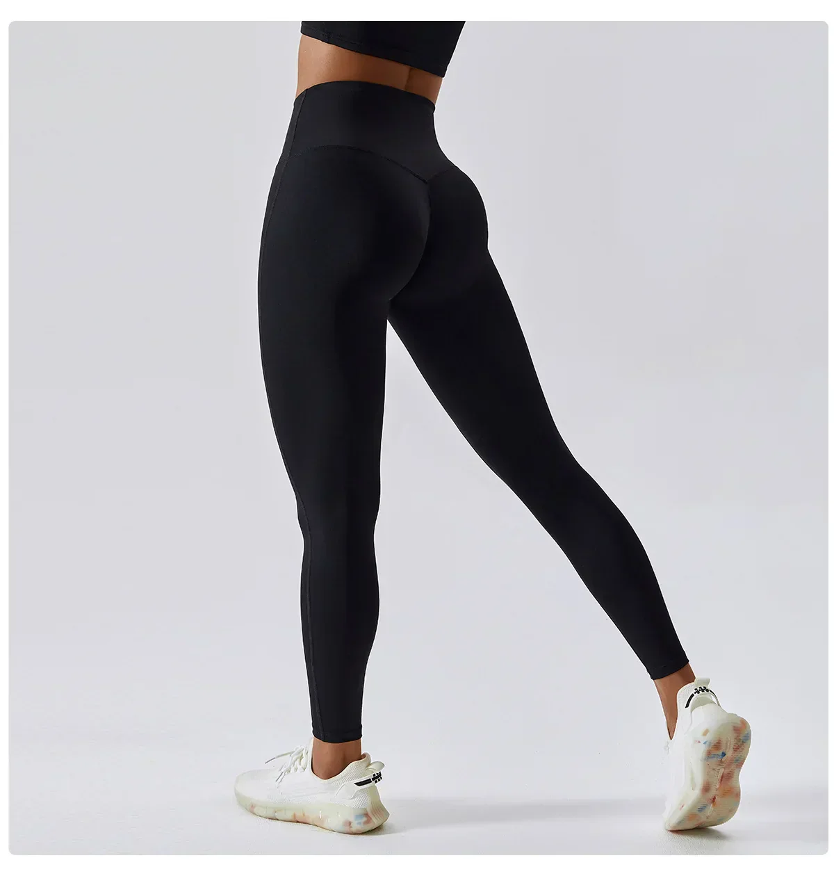 Heidi-Mode | Atmungsaktive Push-Up Yoga Leggings mit Pfirsich Hebung - Image 34