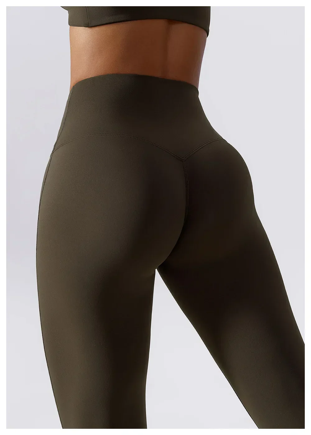 Heidi-Mode | Atmungsaktive Push-Up Yoga Leggings mit Pfirsich Hebung - Image 42