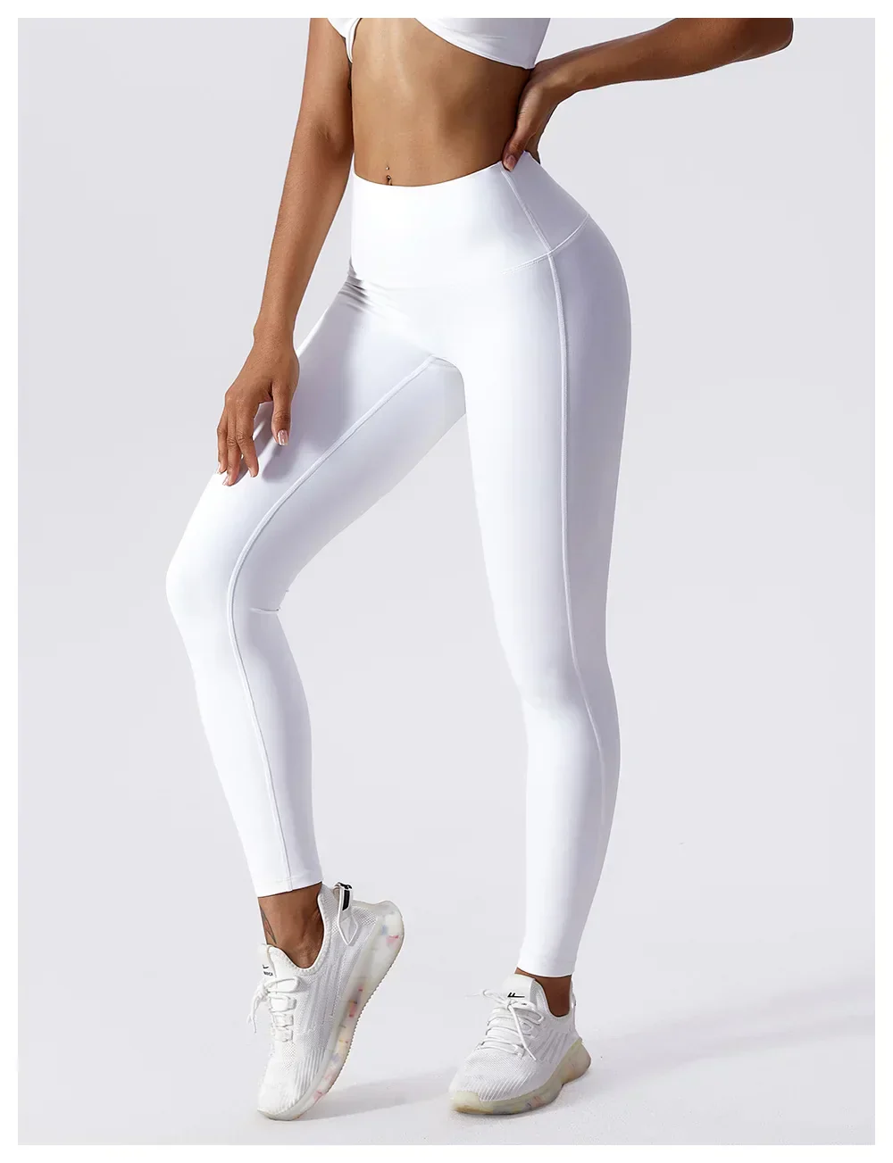 Heidi-Mode | Atmungsaktive Push-Up Yoga Leggings mit Pfirsich Hebung - Image 43