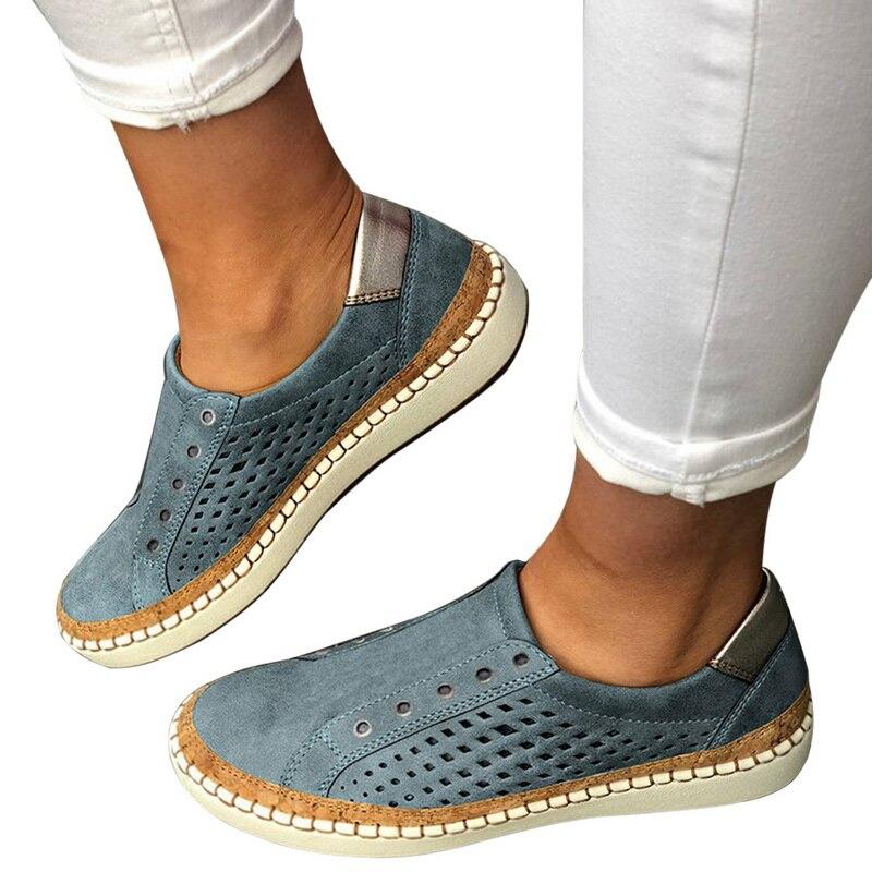 Heidi-Mode | Atmungsaktive Vulkanisierte Durchbrochene Leichte Sneakers - Image 2