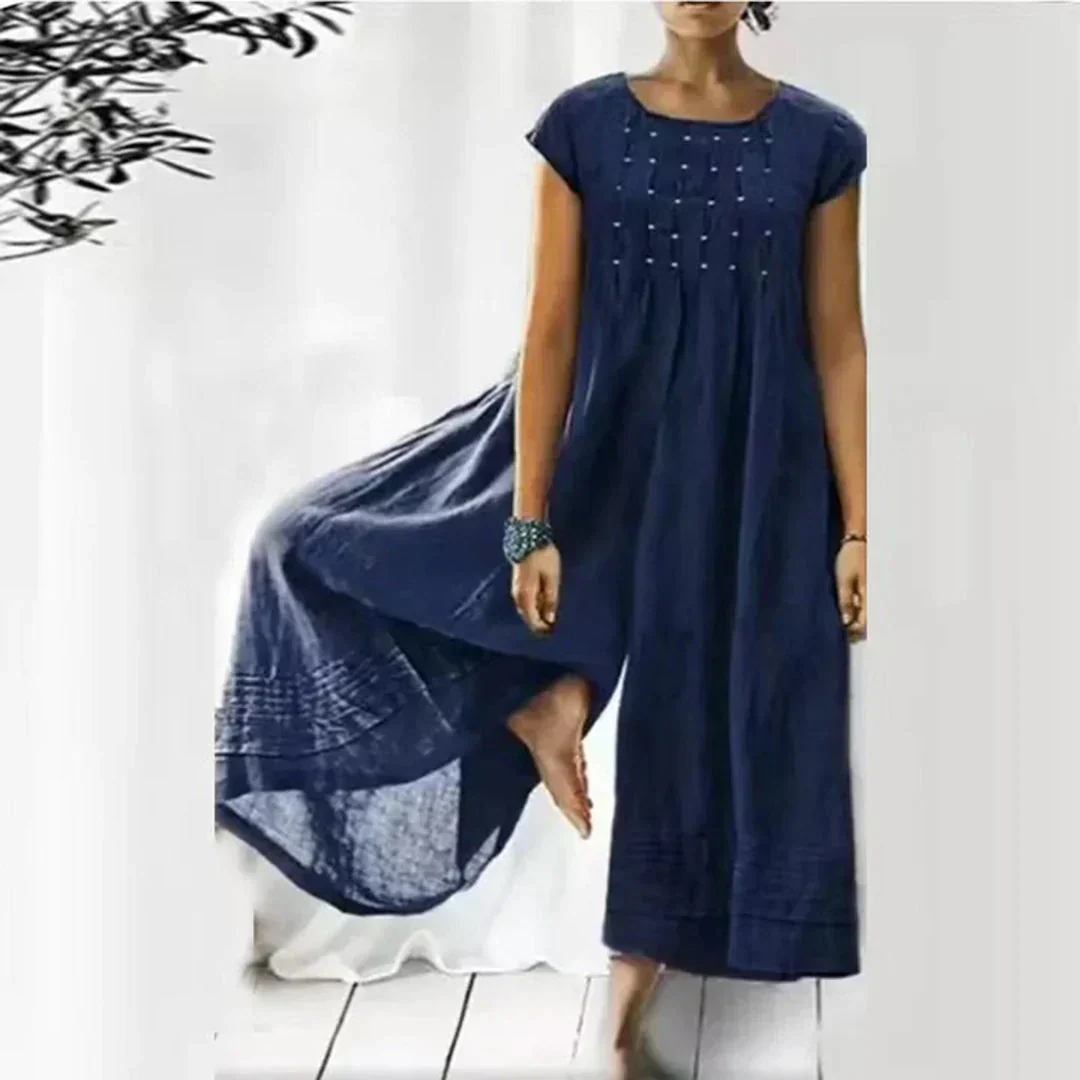 Heidi-Mode | Atmungsaktives Baumwoll-Leinen-Kleid - Image 4