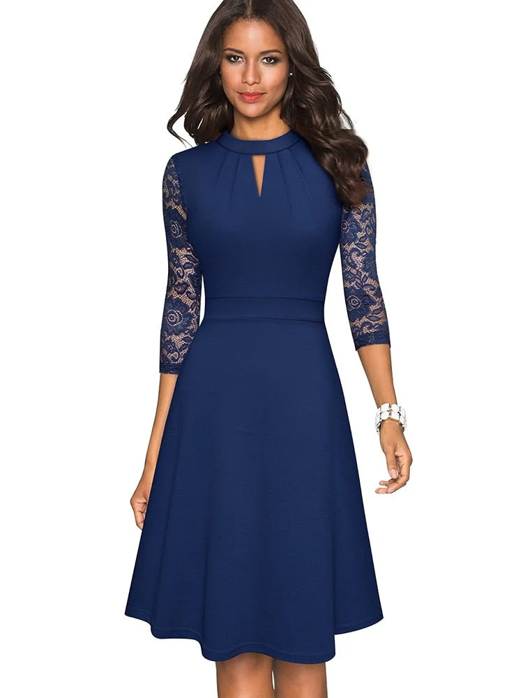 Heidi-Mode | Ausgehöhltes Spitzenkleid - Image 3