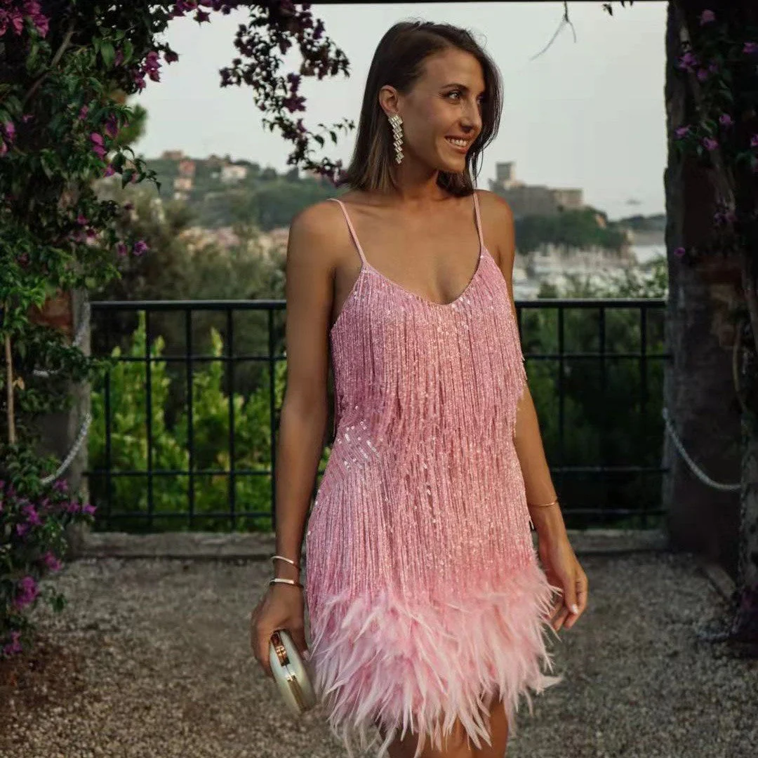 Heidi-Mode | Ausschnitt Trägerkleid mit Federstickerei - Image 10