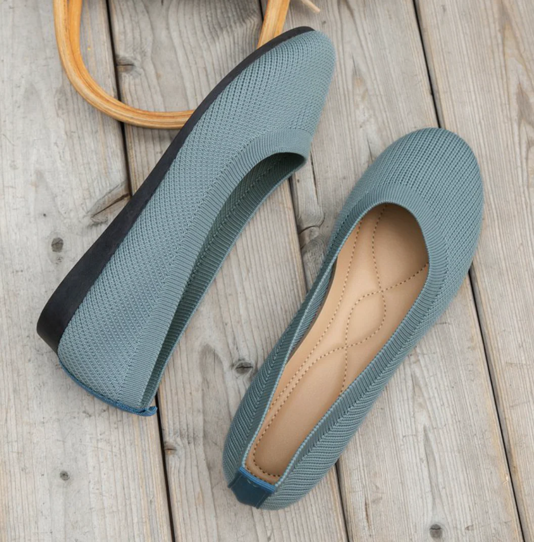 Heidi-Mode | Ballerinas Modische Orthopädische Schuhe mit Niedrigem Absatz für Frauen - Image 7