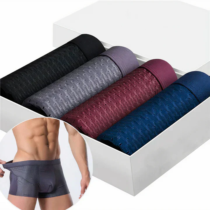 Heidi-Mode | Bambus Boxershorts Satz In Trendfarben - Image 5