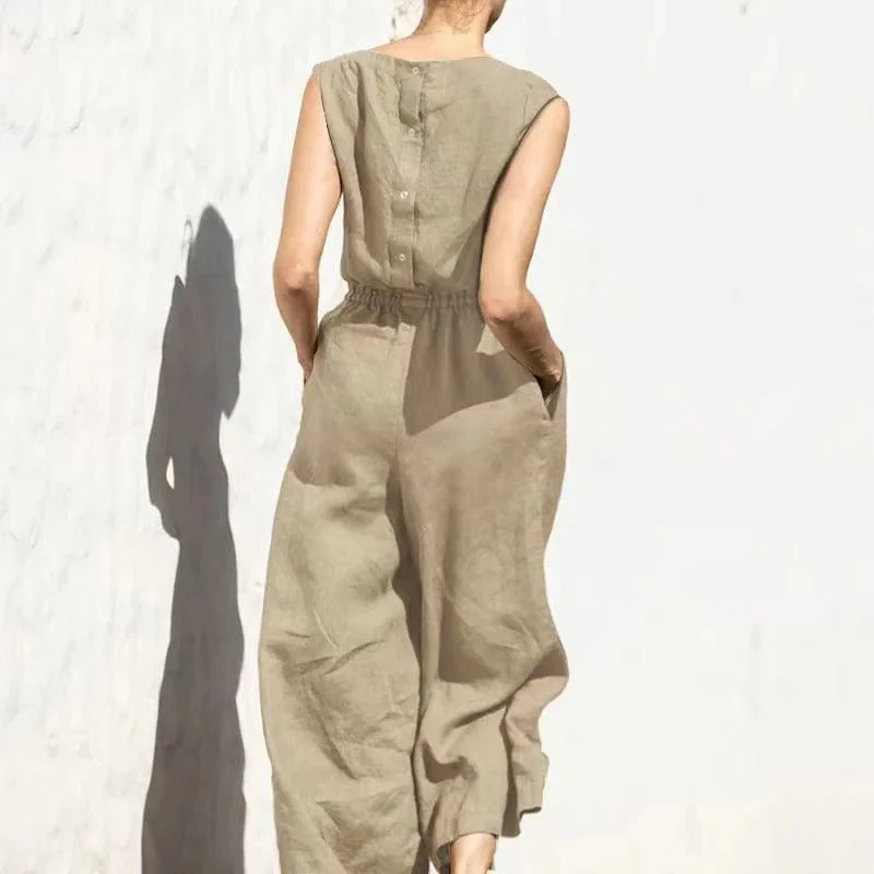 Heidi-Mode | Baumwoll-Leinen-Jumpsuit - Image 8