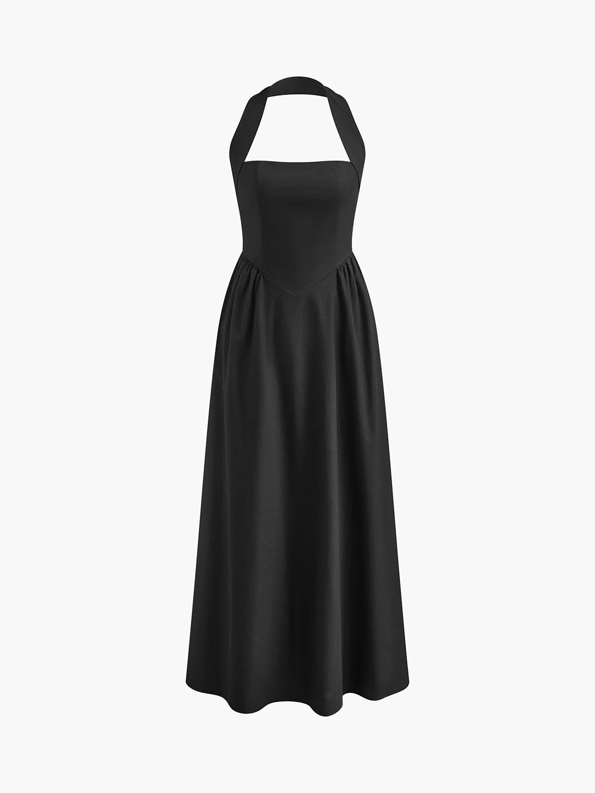 Heidi-Mode | Baumwolle & Leinen Träger A-Linie Lange Kleid - Image 7