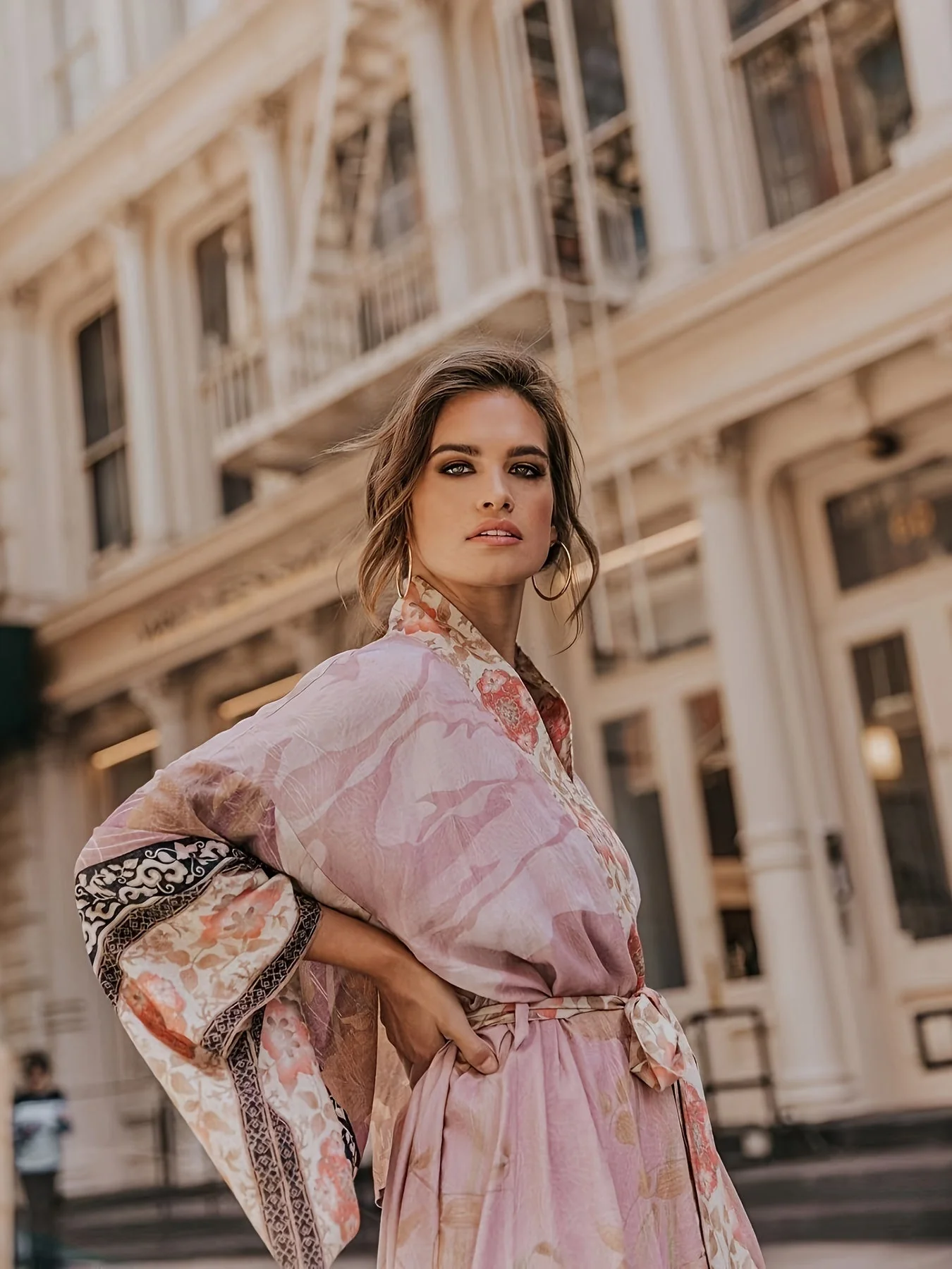 Heidi-Mode | Bedruckter, Vom Kimono Inspirierter, Stylischer Strandüberwurf - Image 9