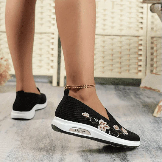Heidi-Mode | Bequeme Blumen Orthopädie Schuhe für Damen - Image 2