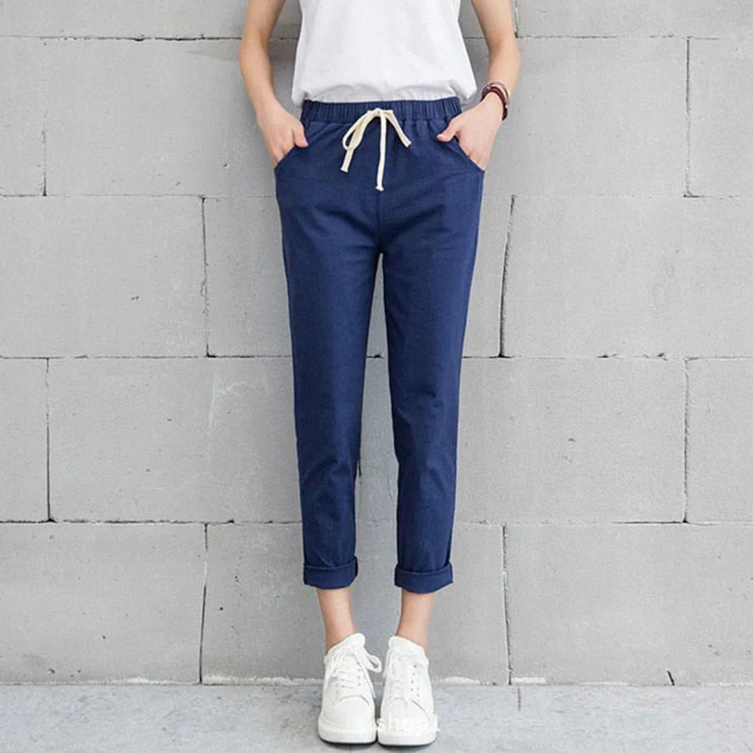 Heidi-Mode | Bequeme Damenhose In Schwarz, Khaki und Blau - Image 5