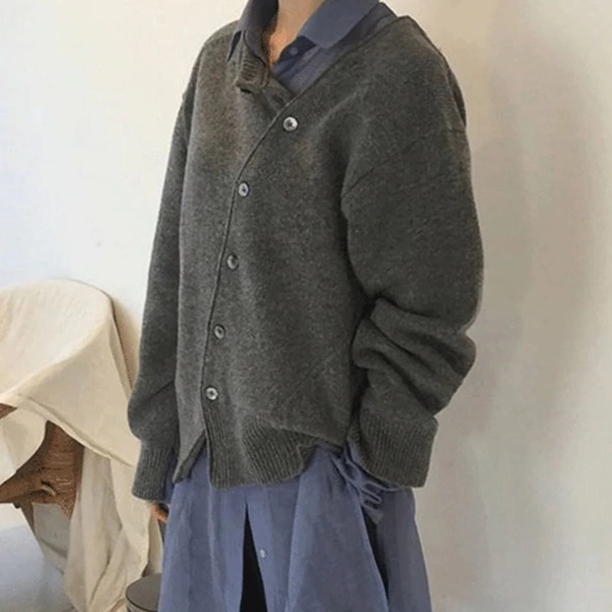 Heidi-Mode | Bequeme Jacke mit Knopfdetails - Image 2