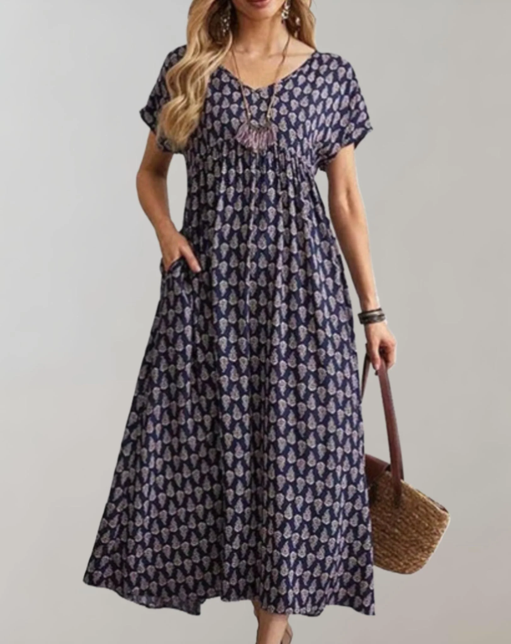 Heidi-Mode | Bequeme Lange Sommerkleid - Image 4