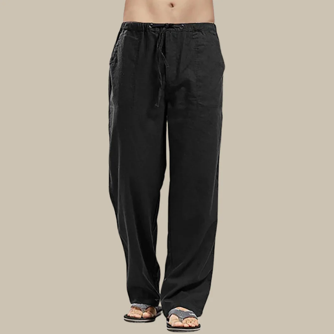 Heidi-Mode | Bequeme Leinen Strandhose für Herren - Image 2