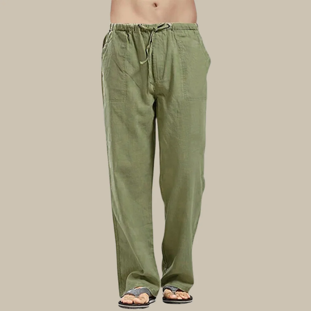 Heidi-Mode | Bequeme Leinen Strandhose für Herren - Image 3