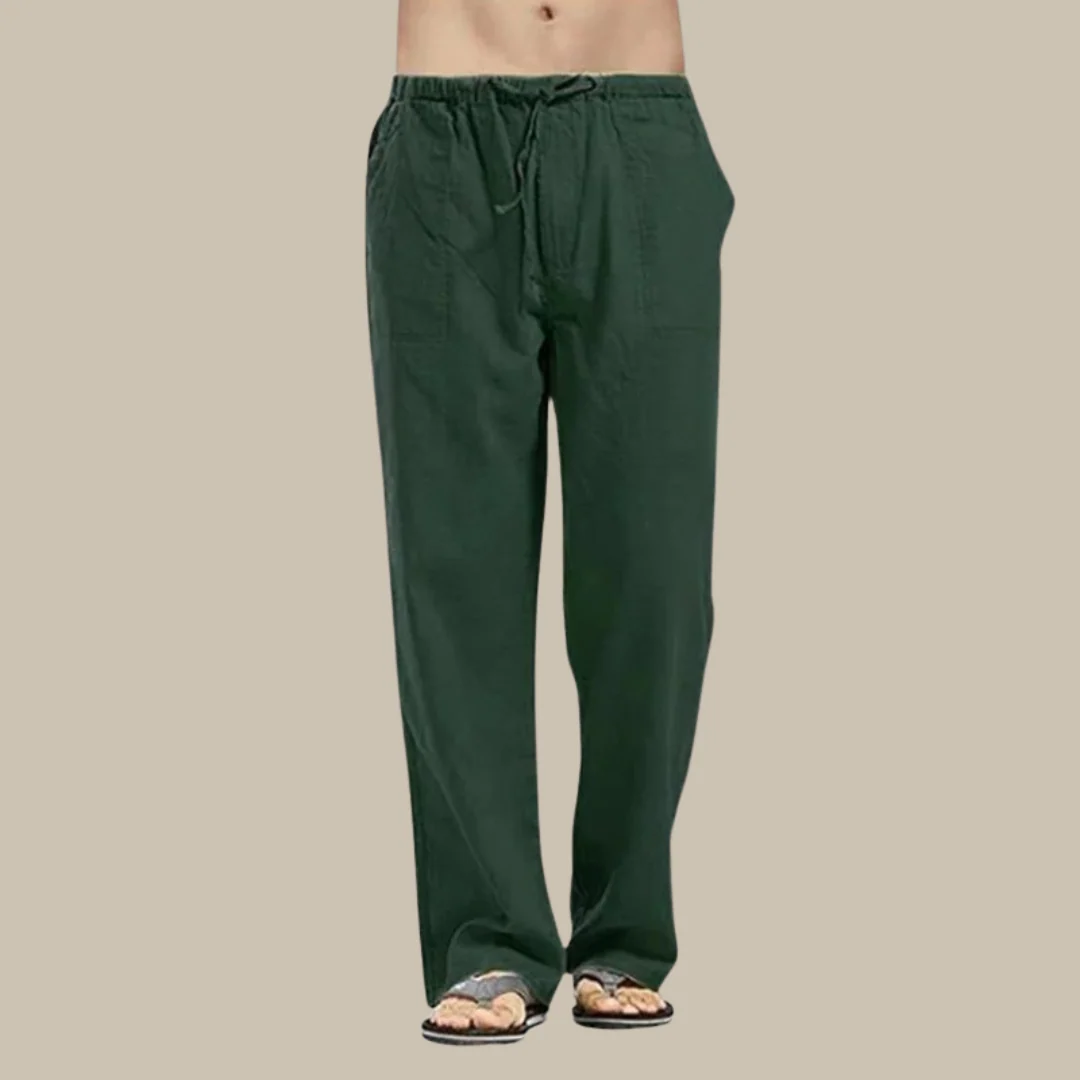 Heidi-Mode | Bequeme Leinen Strandhose für Herren - Image 4