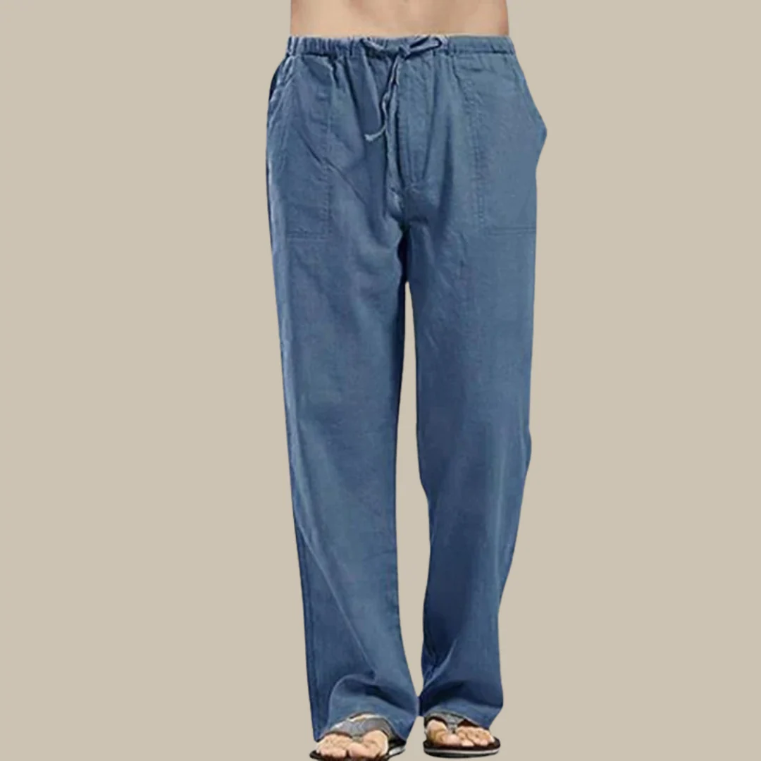 Heidi-Mode | Bequeme Leinen Strandhose für Herren - Image 5
