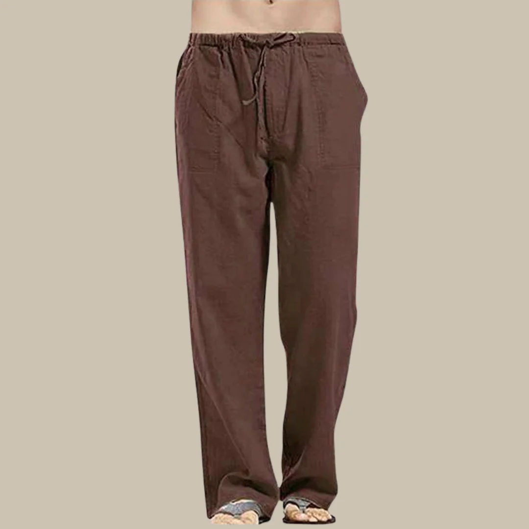 Heidi-Mode | Bequeme Leinen Strandhose für Herren - Image 7