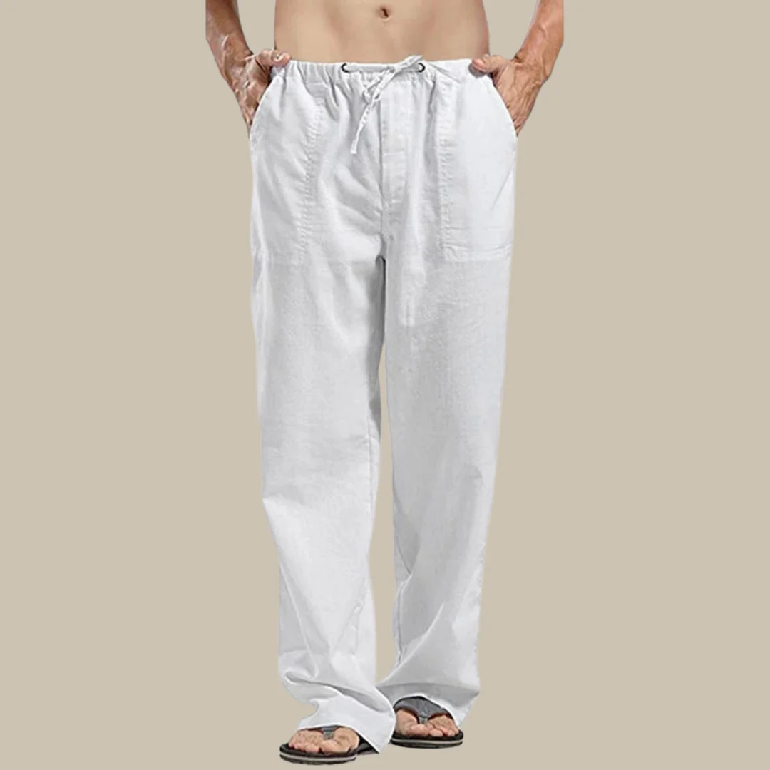 Heidi-Mode | Bequeme Leinen Strandhose für Herren - Image 8
