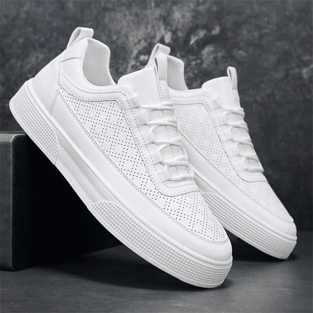 Heidi-Mode | Bequeme Lässig Weiße Herrenschuhe - Image 11