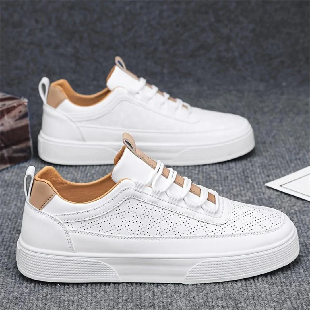 Heidi-Mode | Bequeme Lässig Weiße Herrenschuhe - Image 2