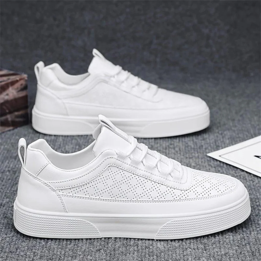 Heidi-Mode | Bequeme Lässig Weiße Herrenschuhe - Image 5