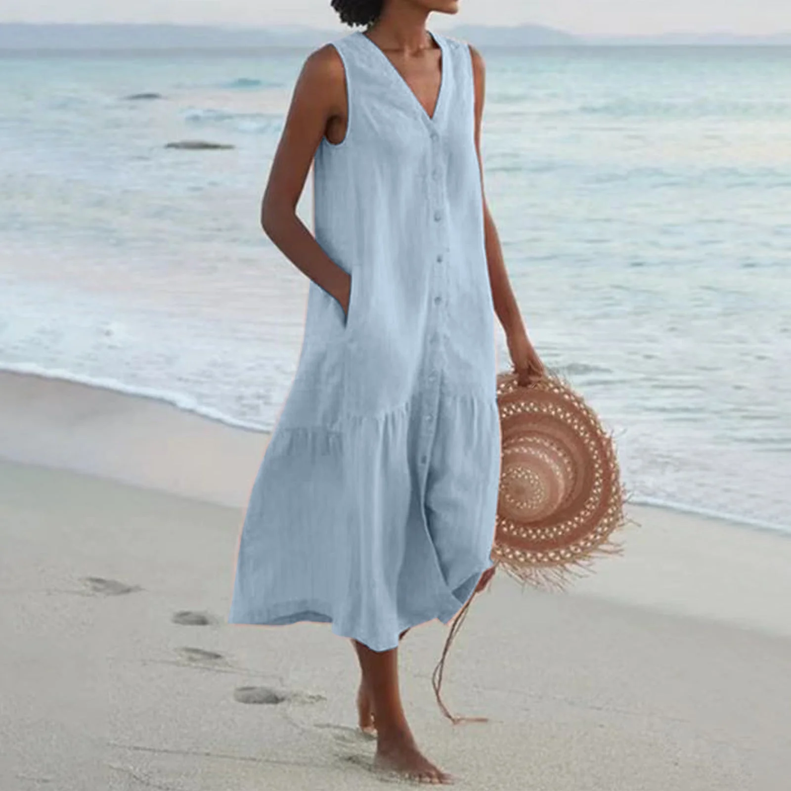 Heidi-Mode | Bequeme Sommerkleid mit Taschen - Image 2