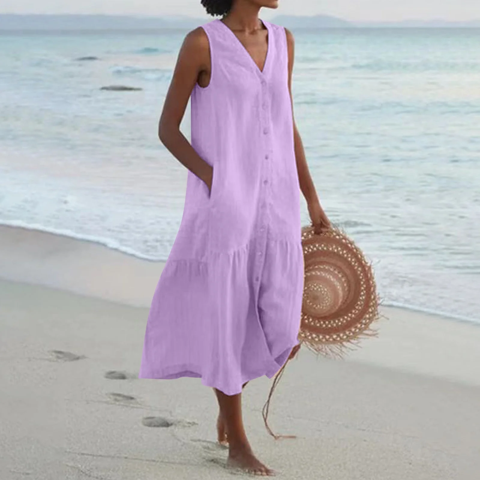 Heidi-Mode | Bequeme Sommerkleid mit Taschen - Image 3