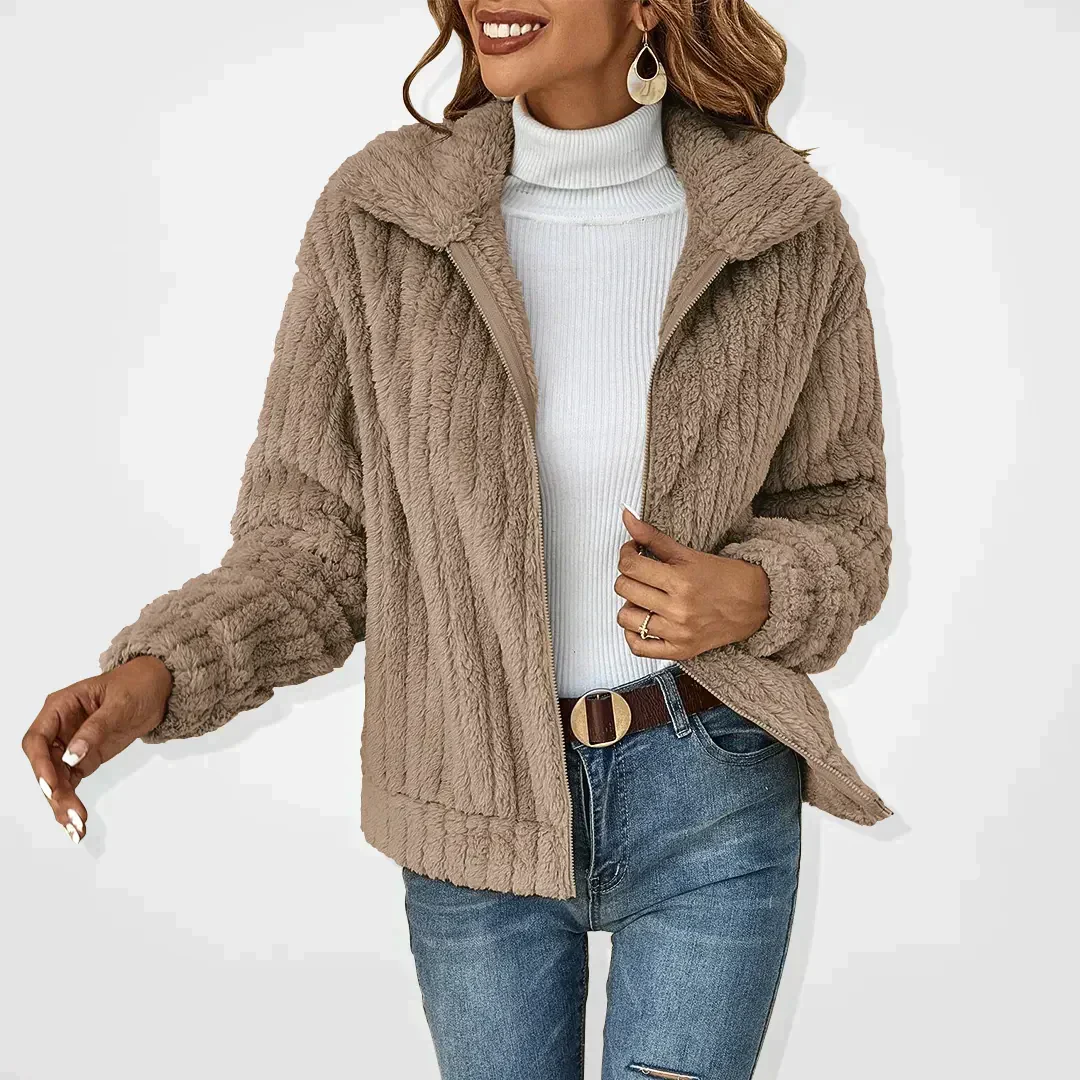 Heidi-Mode | Bequeme Teddy Jacke für Damen - Image 6