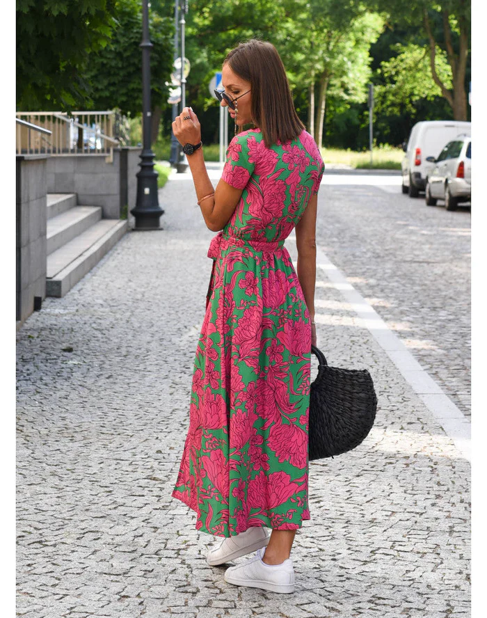 Heidi-Mode | Bequemes Versachic Passform Kleid - Image 4