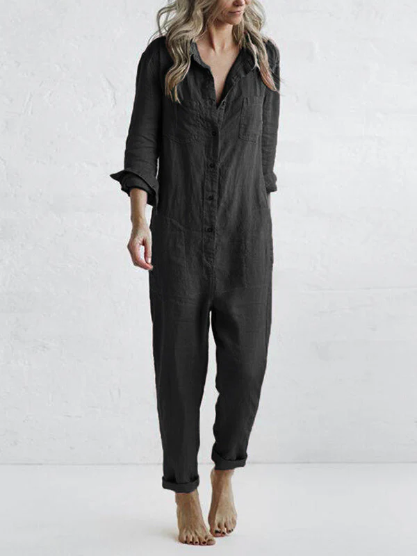 Heidi-Mode | Bequemer Jumpsuit mit Taillengürtel - Image 4