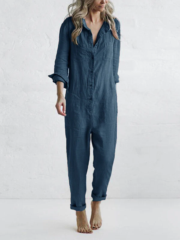 Heidi-Mode | Bequemer Jumpsuit mit Taillengürtel - Image 8