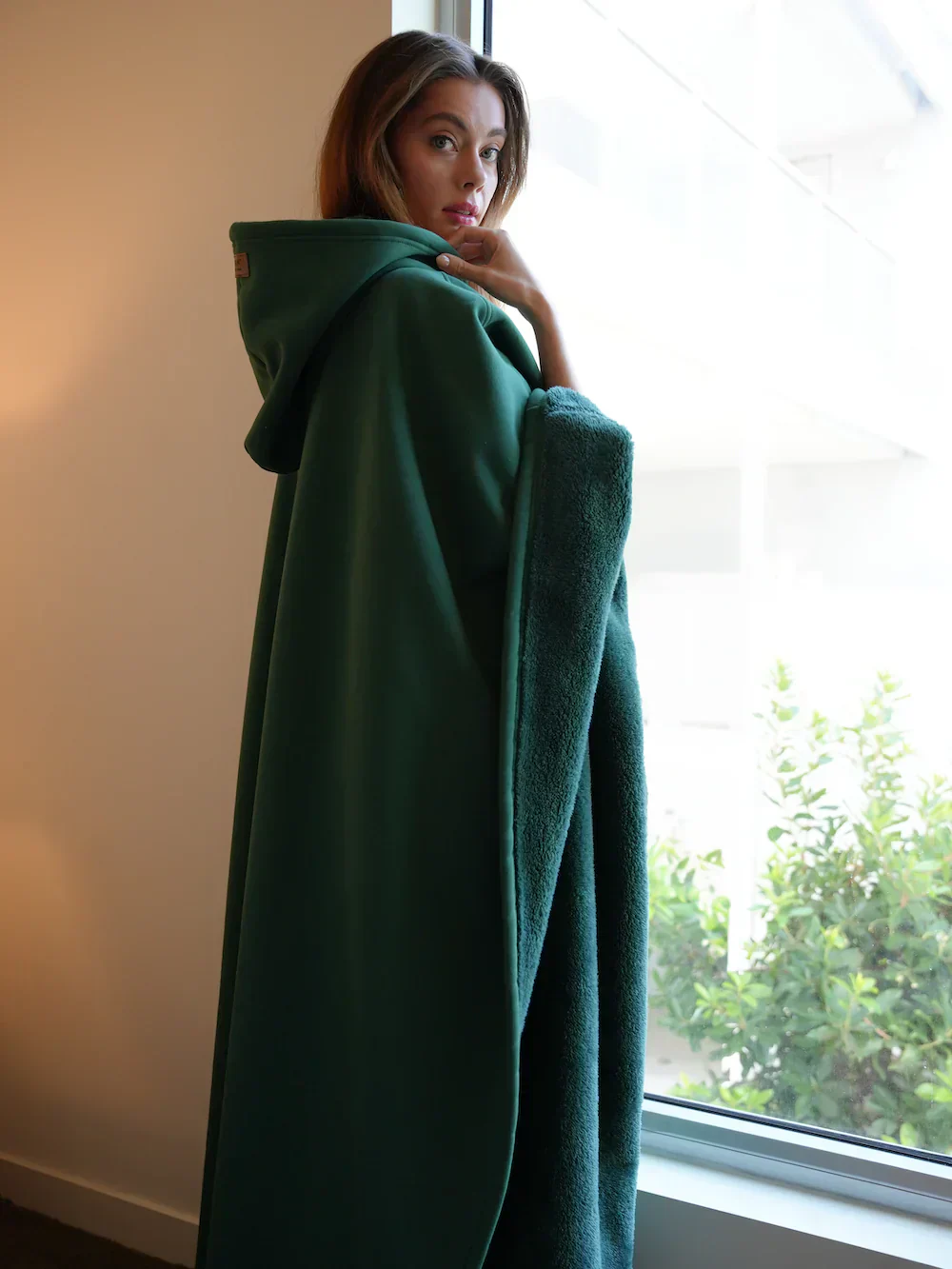 Heidi-Mode | Oversized Hoodie-Decke - Entspannungs-Kapuzenpullover Zum Wohlfühlen und Relaxen - Image 2