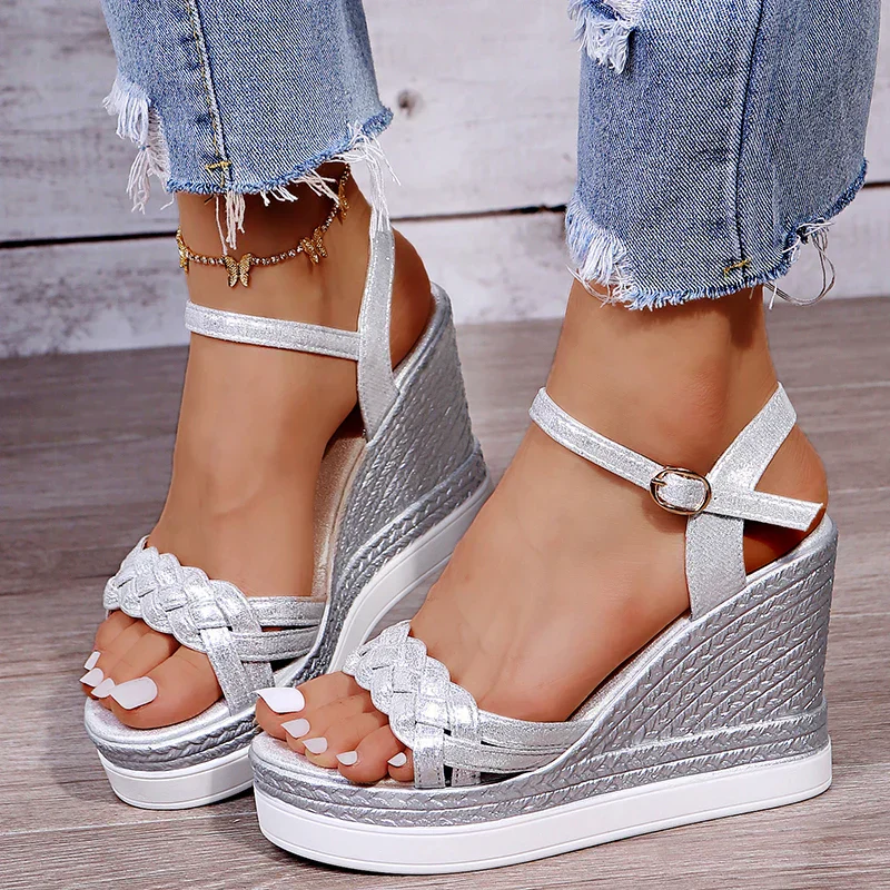 Heidi-Mode | Better Off That Way Wedges Sandalen - Image 6