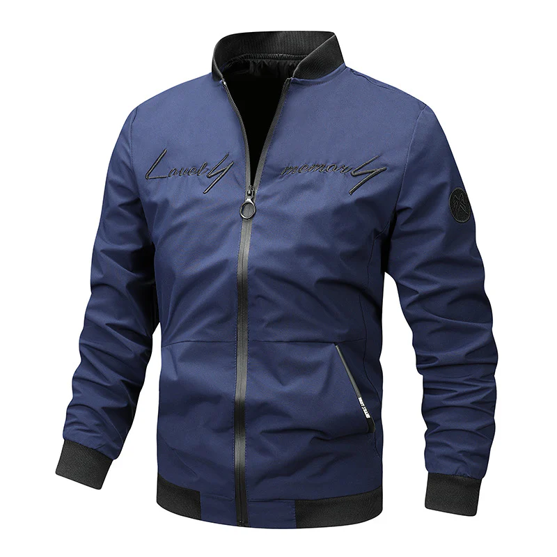 Heidi-Mode | Buchstaben gestickte Bomberjacke für Herren - Image 9