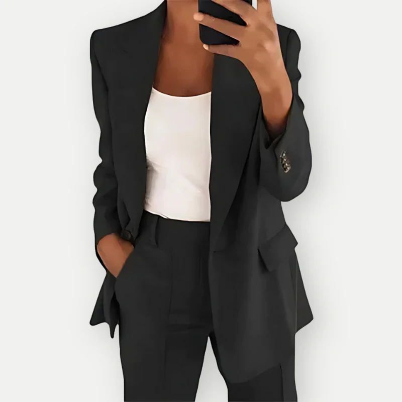 Heidi-Mode | Damen Eleganter Blazer Anzug - Image 2